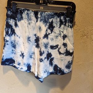 Tie-dyed shorts